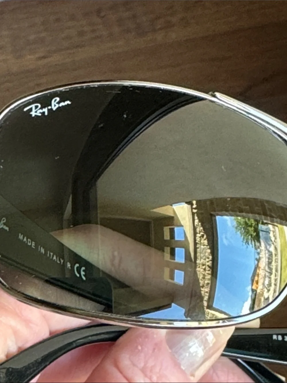 Ray-Ban Aviator Sunglasses in Black and Silver
